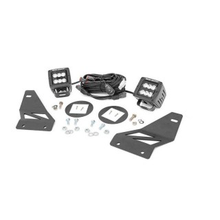 Lights fog LED 2" Spot Beam Rough Country | Szekla4x4
