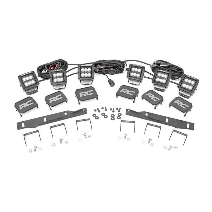 Triple LED lights fog for the F150 Raptor | Szekla4x4