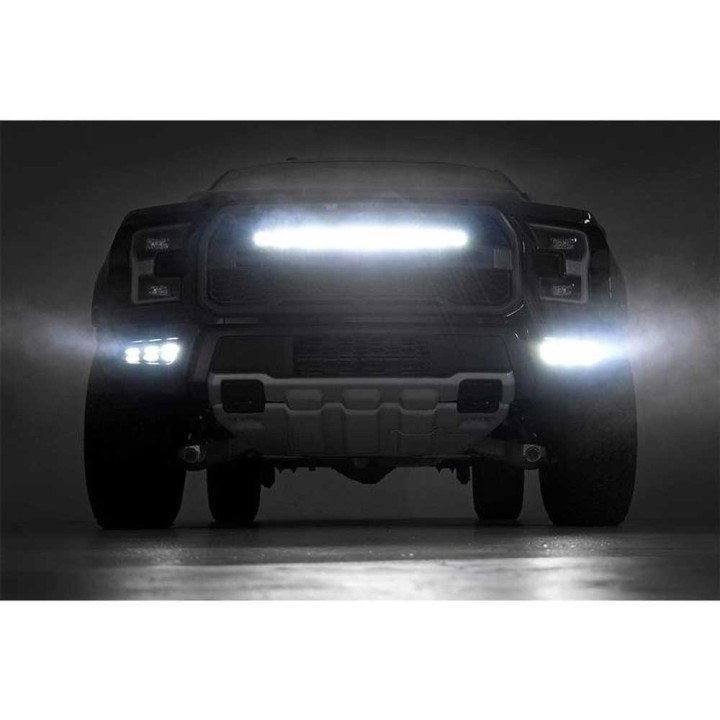 Triple LED lights fog for the F150 Raptor | Szekla4x4