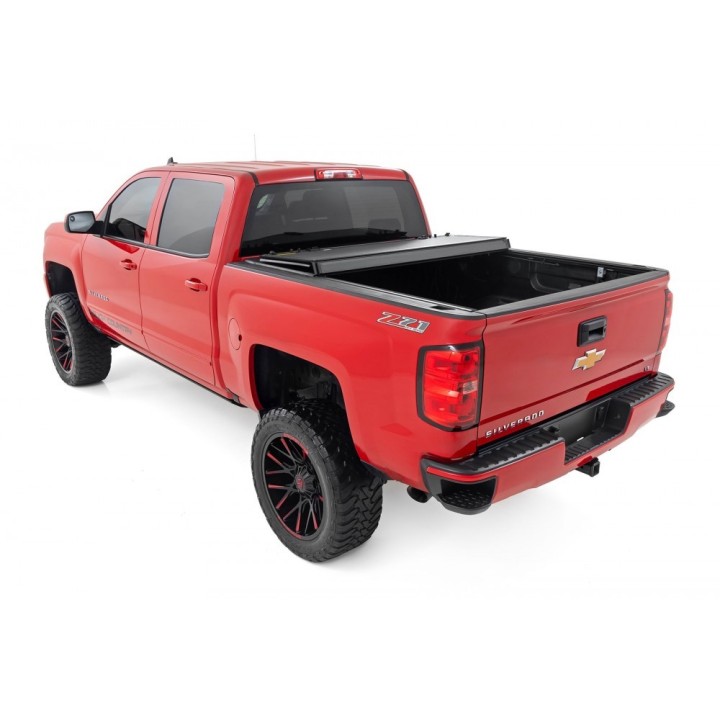 Hard tonneau cover tri-fold flip up – Szekla4x4, Warsaw
