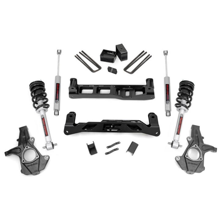 Zestaw zawieszenia z coiloverami N3 Rough Country Lift 5" 2WD