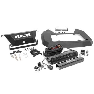 Relocation bracket for licence plate with an LED light Black Series Rough Country
