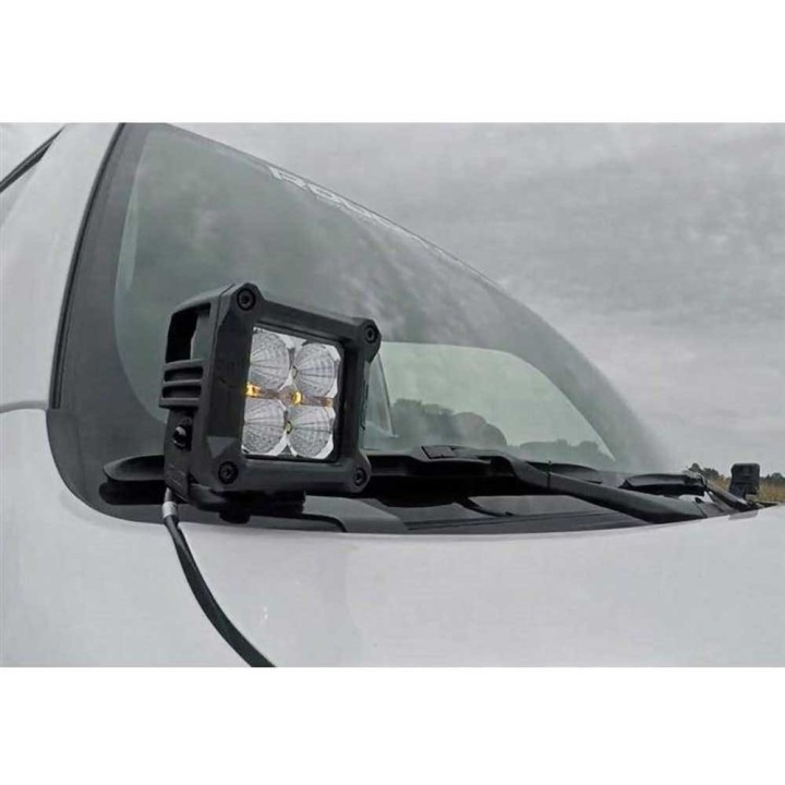 LED lights 2" square White DRL Rough Country | Szekla4x4