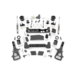 Suspension kit 22XL with shock absorbers N3 Rough Country Lift 6" large Piasta