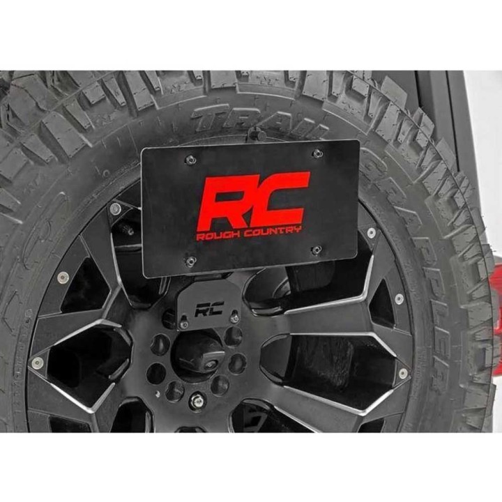 Rear mount licence plate with LED lighting Rough Country - view 4