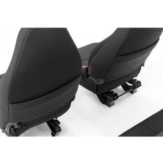 Seat cover set neoprene black Rough Country - view 2
