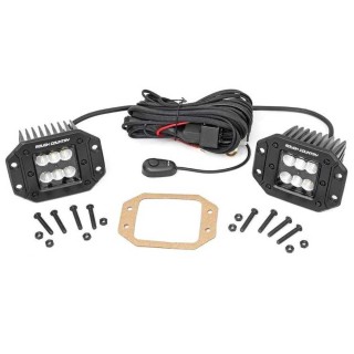 LED lights 2" square wpuszczane flood Rough Country