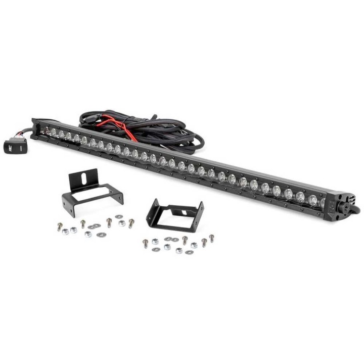 LED light bar 30" white DRL grille Rough Country | Szekla4x4