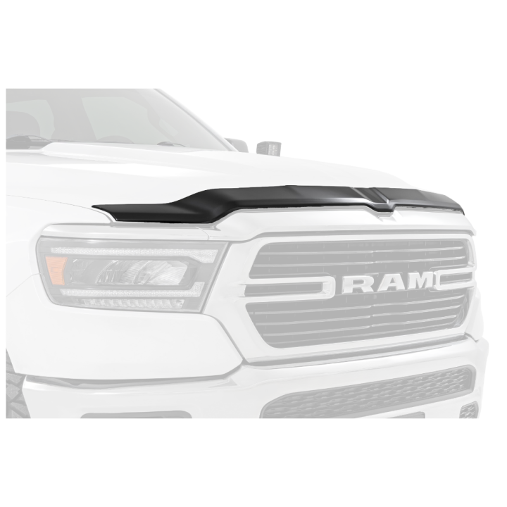 Guard, bonnet deflector Rough Country black gloss