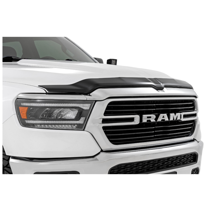 Guard, bonnet deflector Rough Country black gloss - view 2