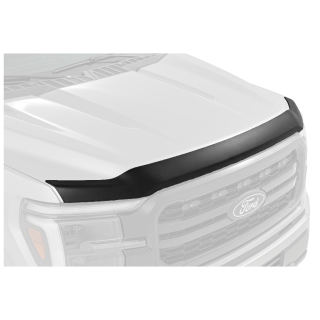 Guard, bonnet deflector Rough Country black gloss