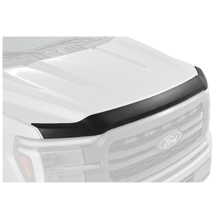 Guard, bonnet deflector Rough Country black gloss