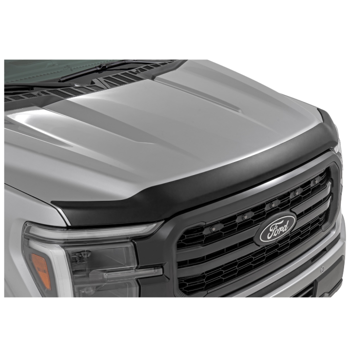 Guard, bonnet deflector Rough Country black gloss - view 2