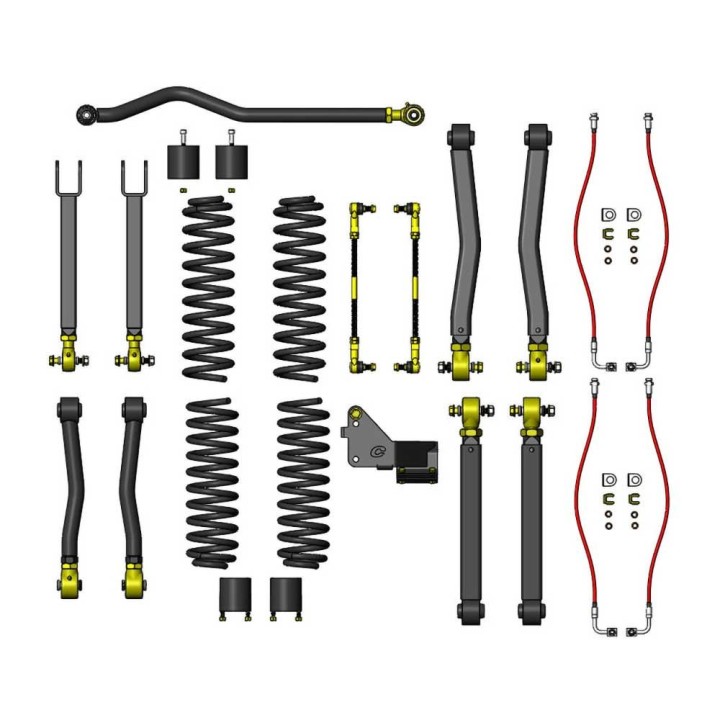 Suspension kit Premium Clayton Lift 2,5" - view 2