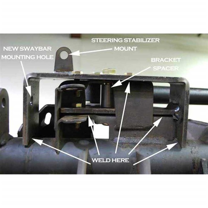 Alignment correction kit Clayton lift 3,5-4,5" | Szekla4x4