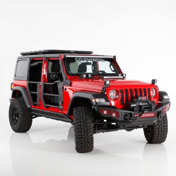 Frame-mounted side steps Go Rhino - view 17