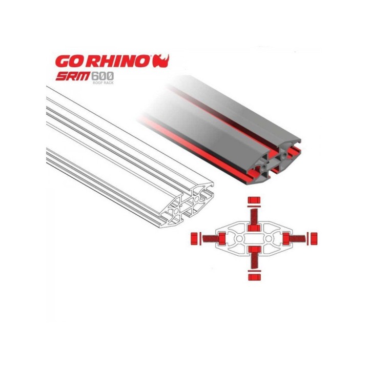 Basket roof rack with mounts Go Rhino SRM600 55" - view 3