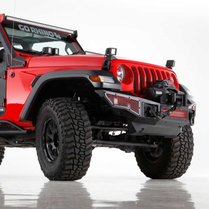 Lower steel skid plate for bumper Rockline Go Rhino - view 4