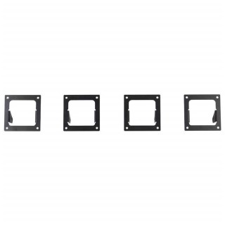 Adaptery mocowania czterech lamp LED Cube 3x3" na bok bagażnika dachowego Go Rhino SRM100