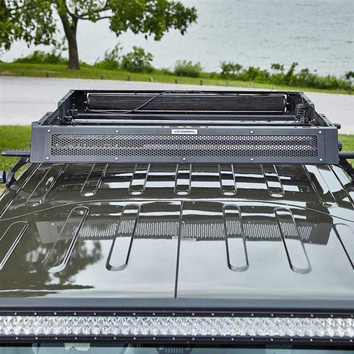 Front roof rack mount adapter for two LED Cube 3x3" lights