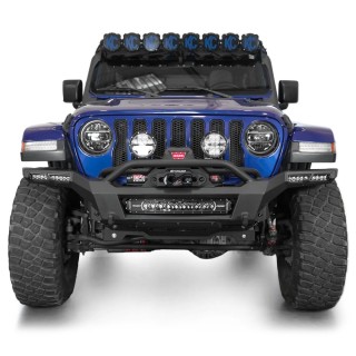 Front steel bumper with skid plate Addictive Desert Designs Phantom - view 2