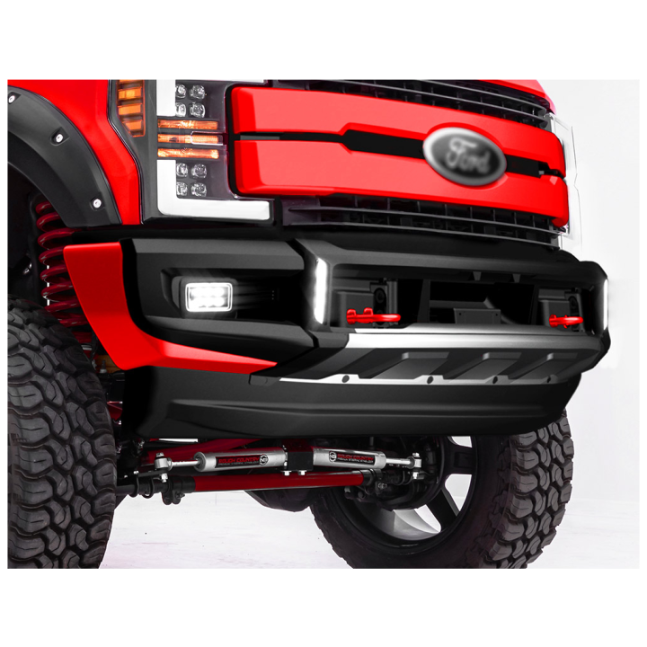 Front bumper cover with LED DRL lights Air Design - view 2