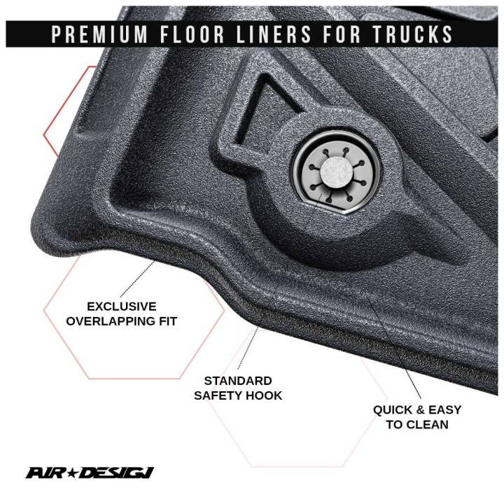 Front and rear floor mats Air Design Crew Cab - view 10