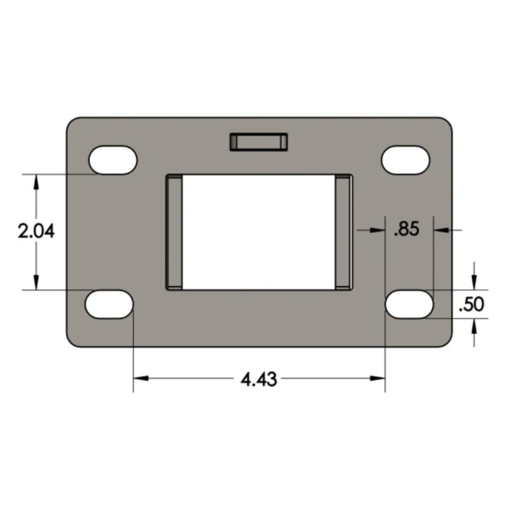 Front bumper 2" spacer kit Barnes 4WD - view 2