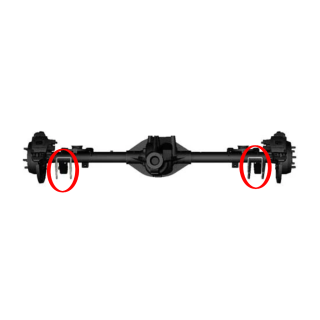 Rear lower factory replacement mounts for control arms