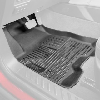 Front and rear Weatherbeater floor liners Husky Liners Double Cab