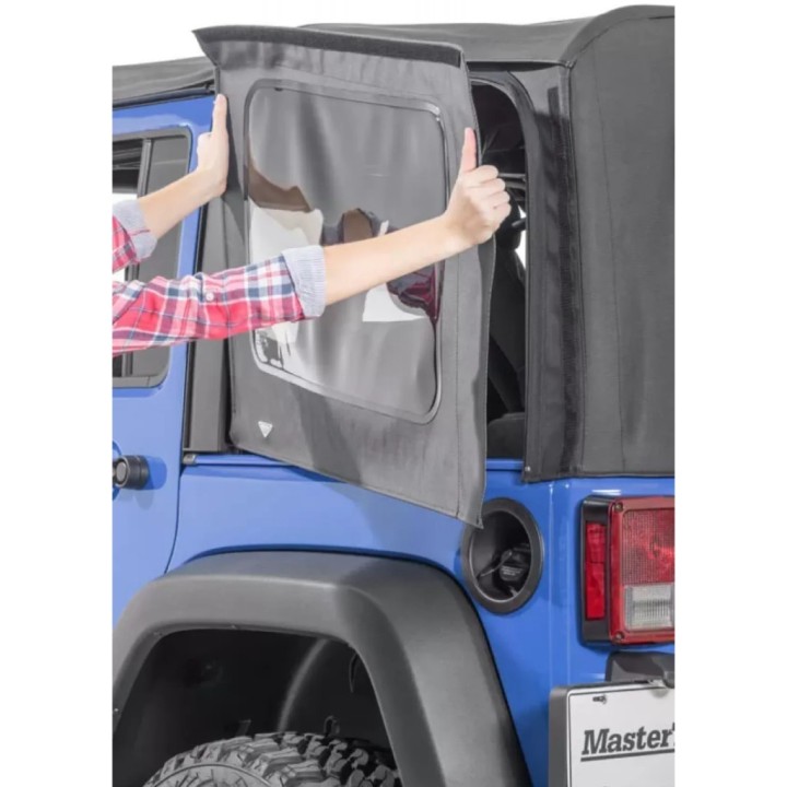 Rear quarter window, driver side MasterTop | Szekla4x4