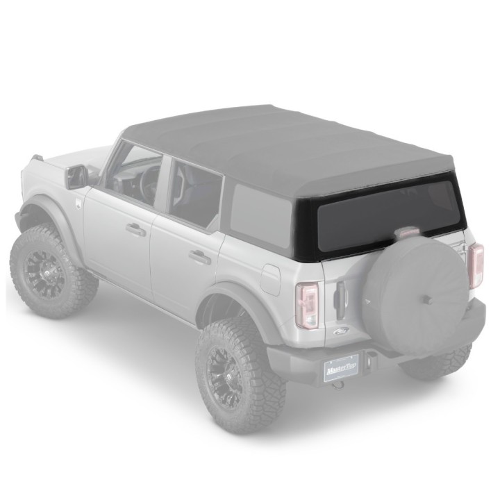 Rear window Black Twill MasterTop for the New Bronco 4 Drzwi