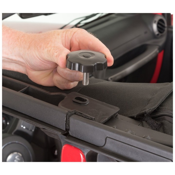 Short soft top door surround knobs MasterTop | Szekla4x4