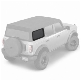Rear window Black Twill passenger side MasterTop | Szekla4x4