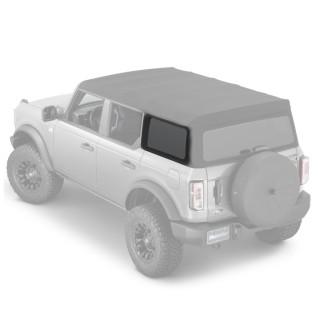 Rear window Black Twill driver side MasterTop | Szekla4x4