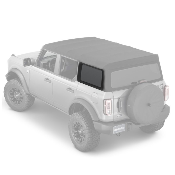 Rear window Black Twill driver side MasterTop | Szekla4x4