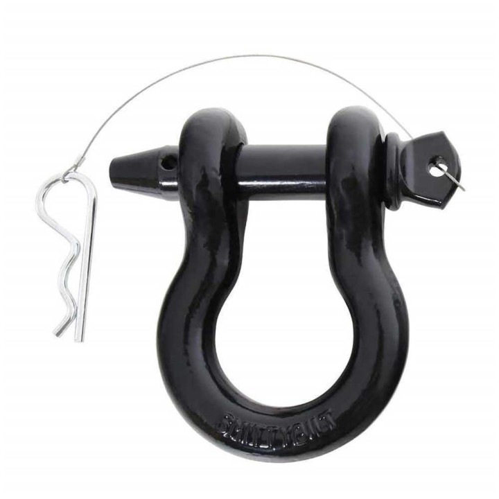 Black D-ring shackle with pin 3/4" Smittybilt - view 2