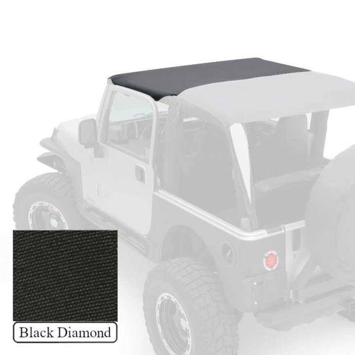 Front soft top Black Diamond Smittybilt | Szekla4x4