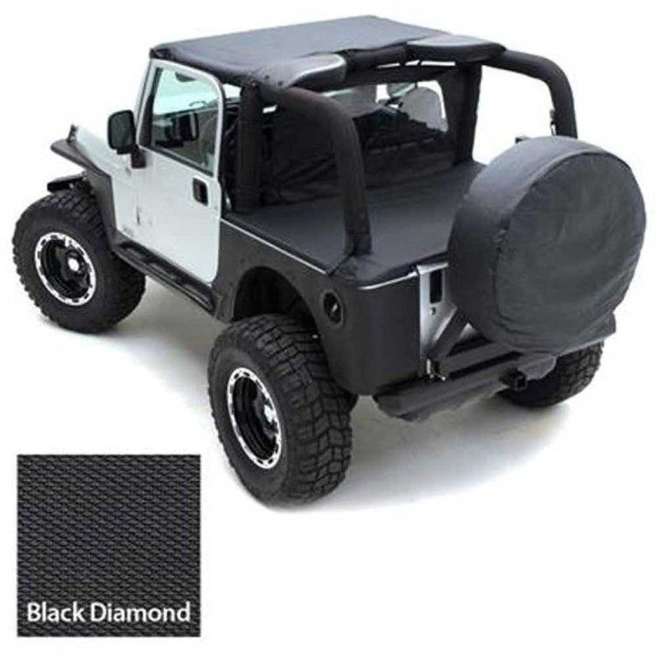 Front soft top Black Diamond Smittybilt | Szekla4x4