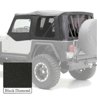 Soft top Black Diamond for the Wrangler TJ | Szekla4x4