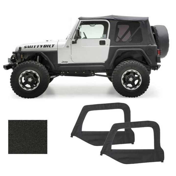 Soft top Black Diamond for the Wrangler TJ | Szekla4x4
