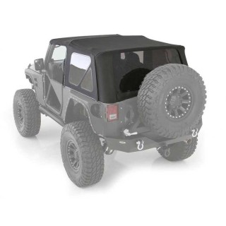 Soft top Black Diamond for the Wrangler JK 2 Drzwi