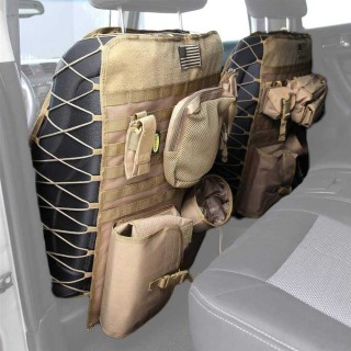 Universal front seat back covers coyote tan G.E.A.R. Smittybilt