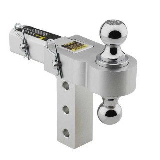 Adjustable receiver hitch 0-6" with 2"-2 5/6" balls Smittybilt - view 2