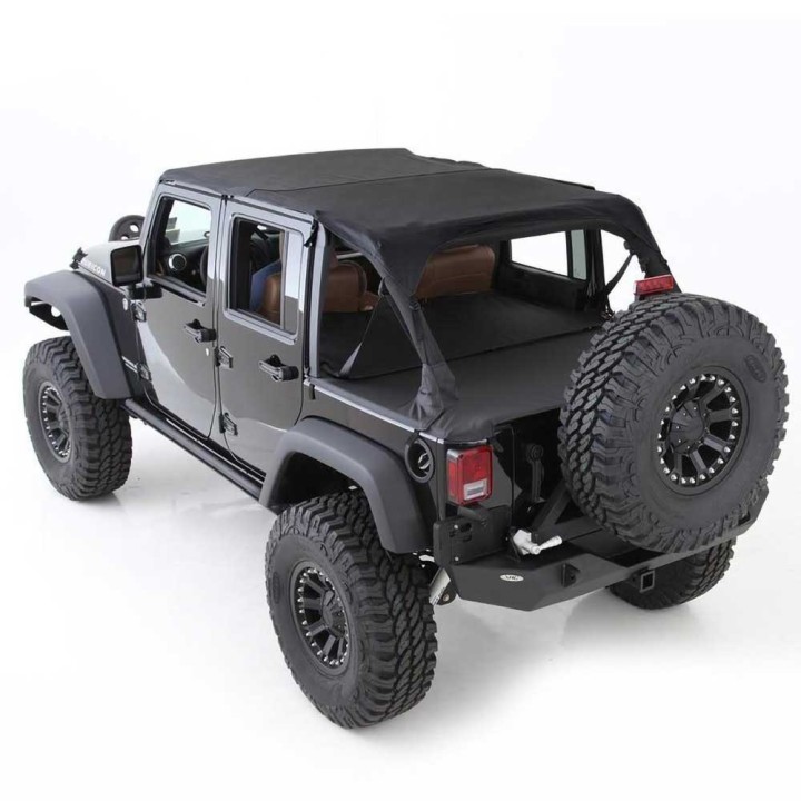 Extended soft top Black Diamond Smittybilt | Szekla4x4
