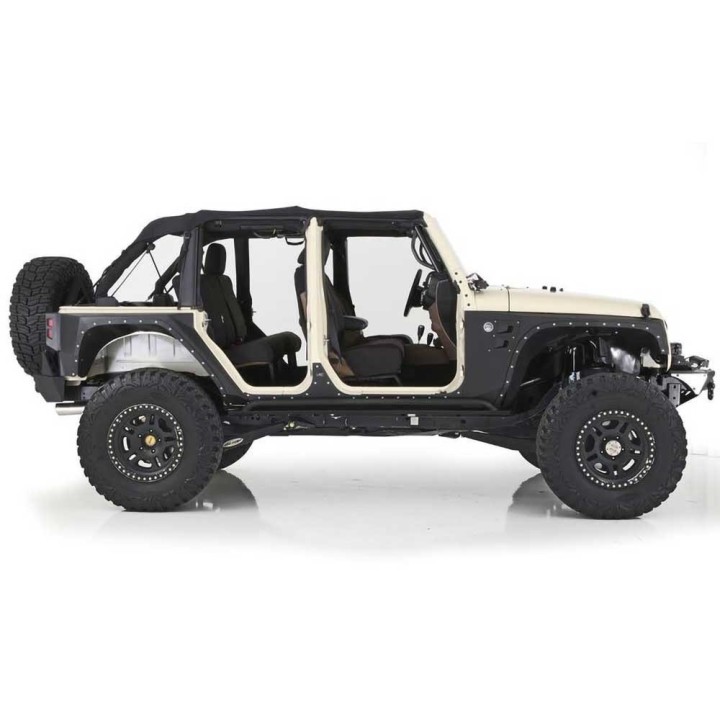 Extended soft top Black Diamond Smittybilt | Szekla4x4
