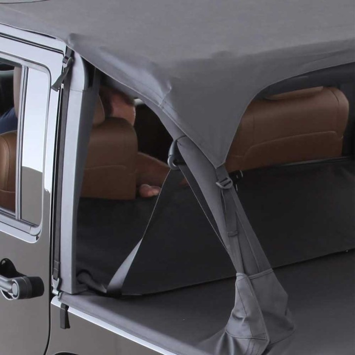 Extended soft top Black Diamond Smittybilt | Szekla4x4