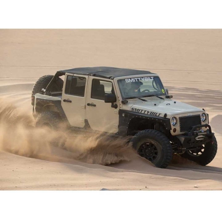 Extended soft top Black Diamond Smittybilt | Szekla4x4