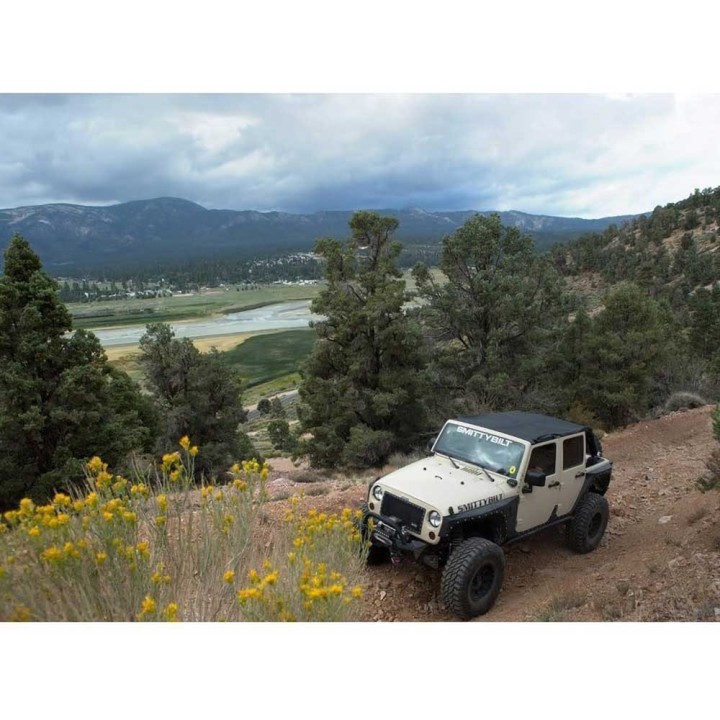 Extended soft top Black Diamond Smittybilt | Szekla4x4