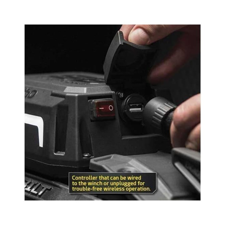 Winch with synthetic rope and wireless remote 10000 lbs X20 GEN3 Smittybilt - view 5